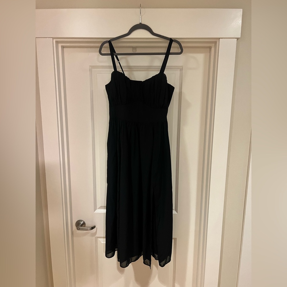NWT Abercrombie Ruched Midi Dress